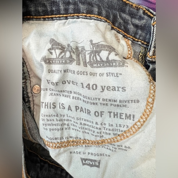 Signature by Levi Strauss Blue Bootcut Pants - Picture 6 of 7